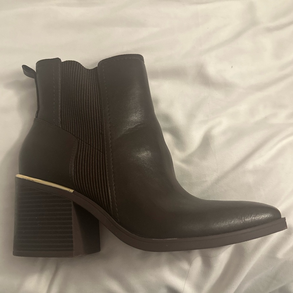 Kelly & Katie Dark Brown Ankle Booties